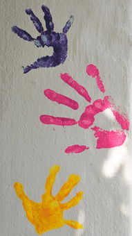 小手牵大手，幼儿园孩子的成长故事模板